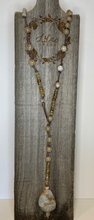 Load image into Gallery viewer, Quartz Mix Lariat Necklace