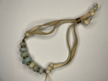 Load image into Gallery viewer, Amazonite &amp; Leather Bracelet
