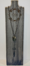 Load image into Gallery viewer, Labradorite &amp; Crystal Drop Necklace

