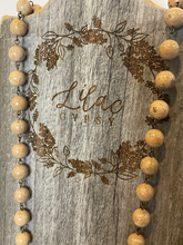 Load image into Gallery viewer, Riverstone Beaded Boho Fringe Necklace
