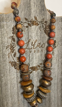 Load image into Gallery viewer, Jasper Mix Choker With Medallion
