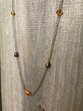 Load image into Gallery viewer, Baltic Amber Dotted Chain Necklace
