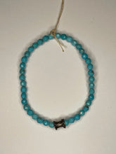 Load image into Gallery viewer, Turquoise Magnesite Beaded Stretch Bracelet
