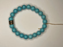 Load image into Gallery viewer, Turquoise Magnesite Beaded Stretch Bracelet
