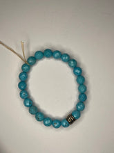 Load image into Gallery viewer, Turquoise Magnesite Beaded Stretch Bracelet
