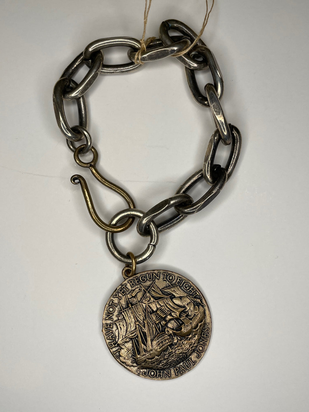 Boyfriend Chain Medallion Bracelet