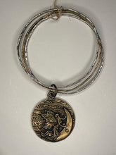 Load image into Gallery viewer, Bangle Trio with Medallion

