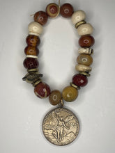 Load image into Gallery viewer, Mookaite Jasper Mix Beaded Stretch Bracelet
