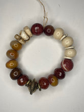 Load image into Gallery viewer, Rust Agate Mix Beaded Stretch Bracelet
