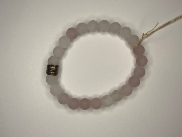 Montana Rose Quartz Beaded Stretch Bracelet