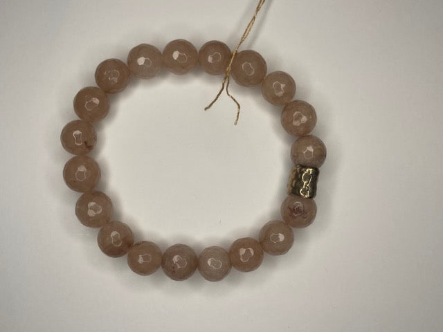 Montana Pink Aventurine Beaded Stretch Bracelet