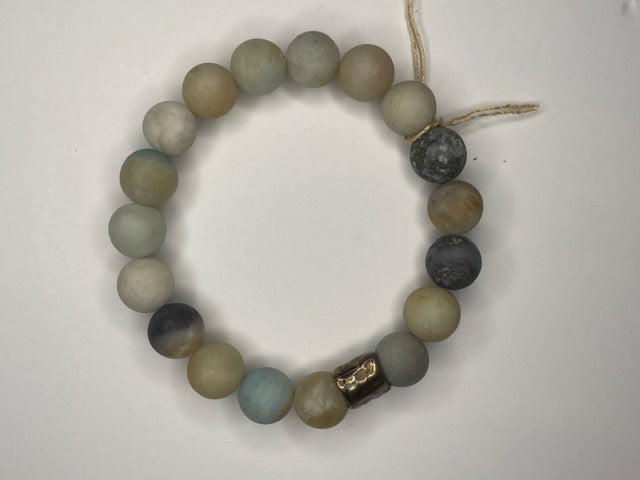 Montana Amazonite Beaded Stretch Bracelet