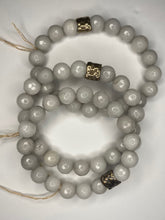 Load image into Gallery viewer, White Jade Beaded Stretch Bracelet
