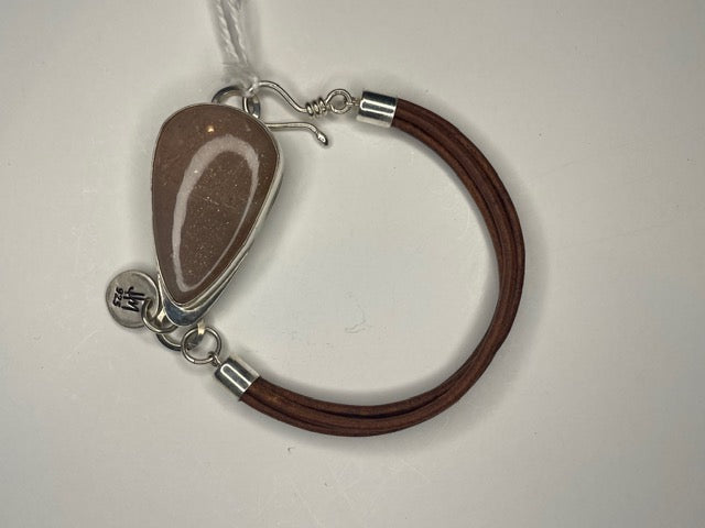 Peach Moonstone Bracelet