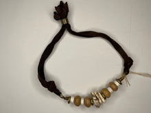 Load image into Gallery viewer, Riverstone &amp; Leather Bracelet
