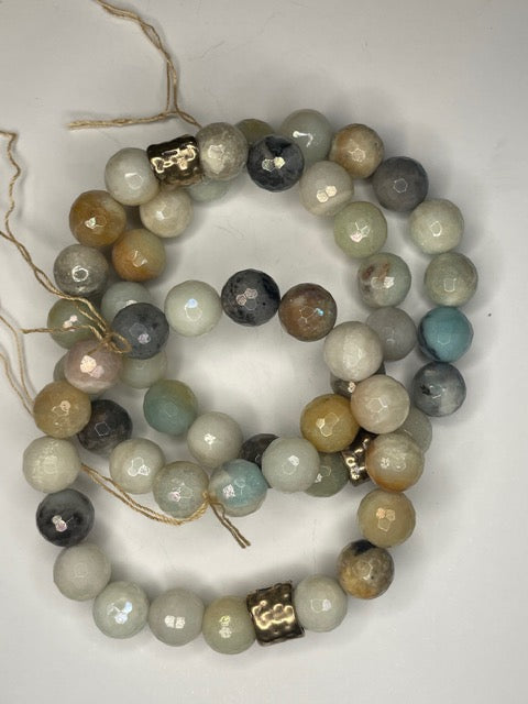 Mystic Amazonite Beaded Stretch Bracelet