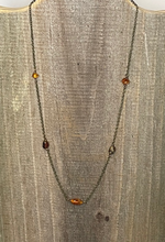 Load image into Gallery viewer, Baltic Amber Dotted Chain Necklace
